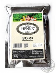 Натуральный порошок басмы, Indian Henna