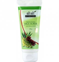 Отшелушивающий скраб для лица Алоэ Вера и виноград, Sri Sri Ayurveda