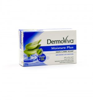Увлажняющее мыло с алоэ вера и миндалем (DermoViva Moisture Plus Skin Care Soap), Dabur
