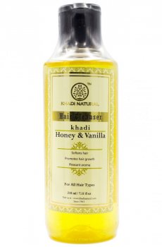 Шампунь для волос Мёд и Ваниль (Honey & Vanilla), Khadi