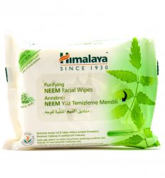 Очищающие салфетки для лица с нимом (Purifying Neem Facial Wipes), Himalaya Herbals