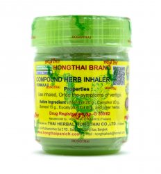 Тайский традиционный ингалятор на травах и маслах (Compound Herb Inhaler), Hongthai Brand