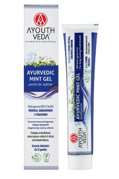 Аюрведическая мятная зубная паста-гель (Ayurvedic Mint Gel Toothpaste), Ayouth Veda