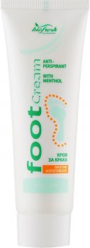 Крем для ног против потения с ментолом (Foot cream with menthol), BioFresh