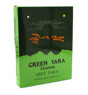 Тибетские благовония Грин Тара подарочный набор (Green Tara Incense Gift Pack), YAK