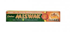 Зубная паста Мишвак Свежий Гель (Miswak Fresh Gel Toothpaste), Dabur