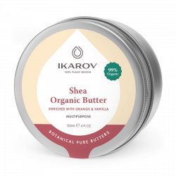 Органическое масло Ши с апельсином и ванилью (Shea Organic Butter Enriched with Orange & Vanilla), Ikarov