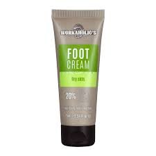 Крем для ног для сухой и грубой кожи с 20% мочевиной и ментолом (Foot cream 20% Urea), Workaholic's Care