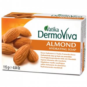 Увлажняющее мыло с миндалем Almond, Vatika DermoViva