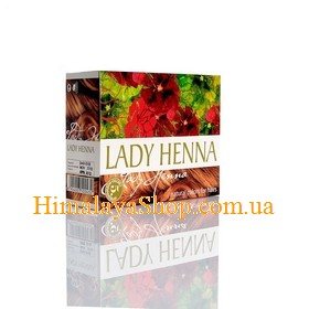Краска для волос на основе хны Lady Henna, Светло-коричневая