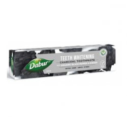 Отбеливающая зубная паста с углем, черным перцем и имбирем (Whitening Toothpaste with Charcoal, Black Pepper and Ginger) Dabur