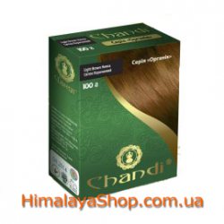 Травяная краска для волос Chandi Organic, Светло-Коричневая
