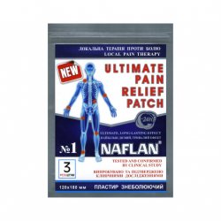 Обезбаливающий пластырь «Нафлан» (Ultimate Pain Relief Patch Naflan), Naftalan