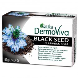 Смягчающее мыло с черным тмином Black Seed Vatika DermoViva, Dabur