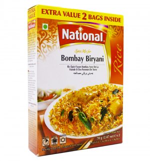Смесь специй для приготовления риса Бомбей Бирьяни (Spice Mix for Bombay Biryani), National