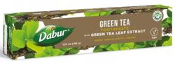 Травяная зубная паста Бодрящая и Освежающая с зеленым чаем ( Invigorating&Refreshing TOOTHPASTE GREEN TEA ), Dabur