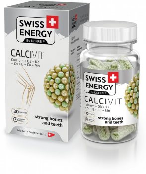 Витамины "Кальцивит" Кальций + D3 + K2 (Calcivit), SwissEnergy