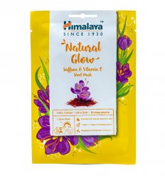 Тканевая маска с витамином С и экстрактом шафрана (Natural Glow Saffron Vitamin C Sheet Mask), Himalaya Herbals