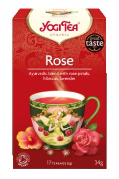 Аюрведический йога чай Rose, Yogi tea