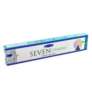 Премиум благовония "Семь Чакр" (Seven Chakras Premium Incense Sticks), Satya