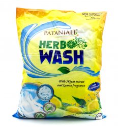 Порошок для стирки "Хербо Вош" с Нимом и Лимоном (Herbal Wash Detergent Powder Neem and Lemon), Patanjali
