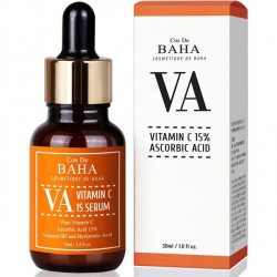 Сыворотка для сияния кожи с витамином С и пантенолом (Vitamin C 15% Ascorbic Acid), Cos De Baha