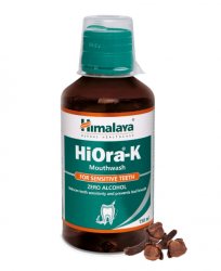 Ополаскиватель для чувствительных зубов Хиора (Mouthwash for sensitive teeth HiOra-K), Himalaya Herbals