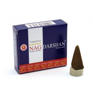 Благовония Конусы Наг Даршан (Nag Darshan Incense Cones), Vijayshree