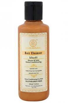 Травяной шампунь-кондиционер Хна и Тулси (Henna & Tulsi Extra Conditioning Hair Cleanser), Khadi