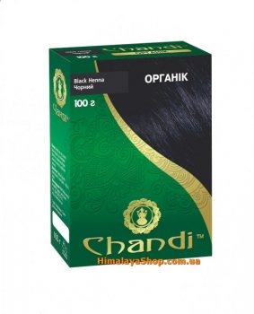 Травяная краска для волос Chandi Organic, Черная