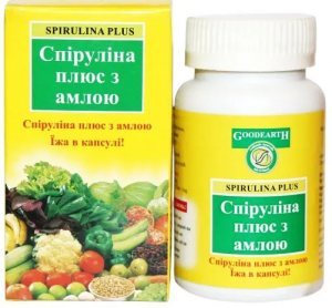 Спирулина плюс с Амлою (Spirulina Plus with Amla), Goodearth