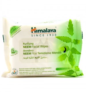 Очищающие салфетки для лица с нимом (Purifying Neem Facial Wipes), Himalaya Herbals