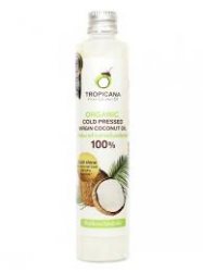 Нерафинированное кокосовое масло холодного отжима (Coconut oil 100%), Tropicana