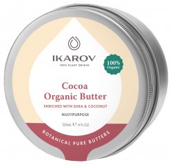 Органическое масло какао с Ши и Кокосом (Cocoa Organic Butter Enriched with Shea & Coconut Oil), Ikarov