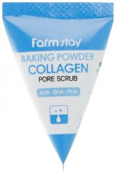 Скраб для лица с содой и коллагеном (Collagen Baking Powder Pore Scrub), Farmstay