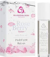 Духи с маслом розы и экстрактом ягод годжи без спирта ролл-он "Rose Berry Nature", Bulgarian Rose