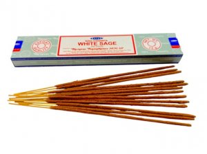 Благовония "Наг Чампа Белый Шалфей" (Nag Champa  incense), Satya