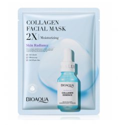 Тканевая маска для лица с коллагеном (Collagen 2X Facial Mask), Bioaqua