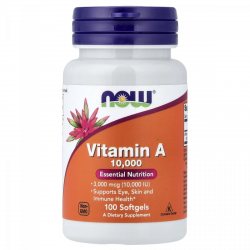 Витамин А 10000 IU (Vitamin A 10000 IU), Now Foods