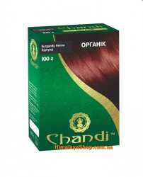 Травяная краска для волос Chandi Organic, Бургунд