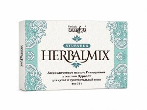 Мыло с глицерином и маслом дурвади Herbalmix, Synaa