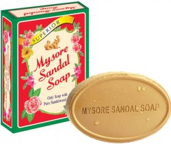Аюрведическое Сандаловое мыло Mysore Sandal Soap, Karnataka Soaps
