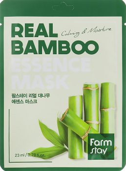 Увлажняющая маска для лица с экстрактом бамбука (Real Bamboo Essence Mask), Farmstay