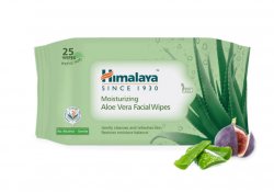 Увлажняющие салфетки для лица с алоэ вера (Aloe Vera Moisturizing Facial Wipes), Himalaya Herbals
