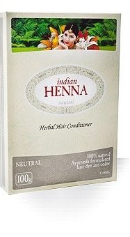 Укрепляющая натуральная маска для волос на основе хны (Neutral), Indian Henna