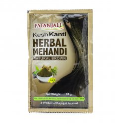 Краска для волос Кеш Канти Натуральный Коричневый (Kesh Kanti Herbal Mehandi Natural Brown), Patanjali