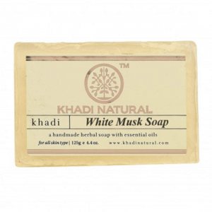 Аюрведическое мыло ручной работы Белый Мускус (White Musk soap), Khadi