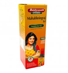 Лечебное Масло для волос Маха Брингарадж (Maha Bhringraj Hair Oil), Baidyanath