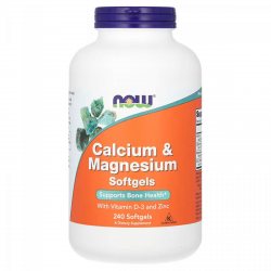 Кальций + Магний + Витамин D-3 + Цинк (Calcium & Magnesium with Vitamin D-3 and Zink), Now Foods