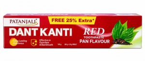 Зубная паста с красным перцем Дант Канти РЕД (Dant Kanti RED), Patanjali
